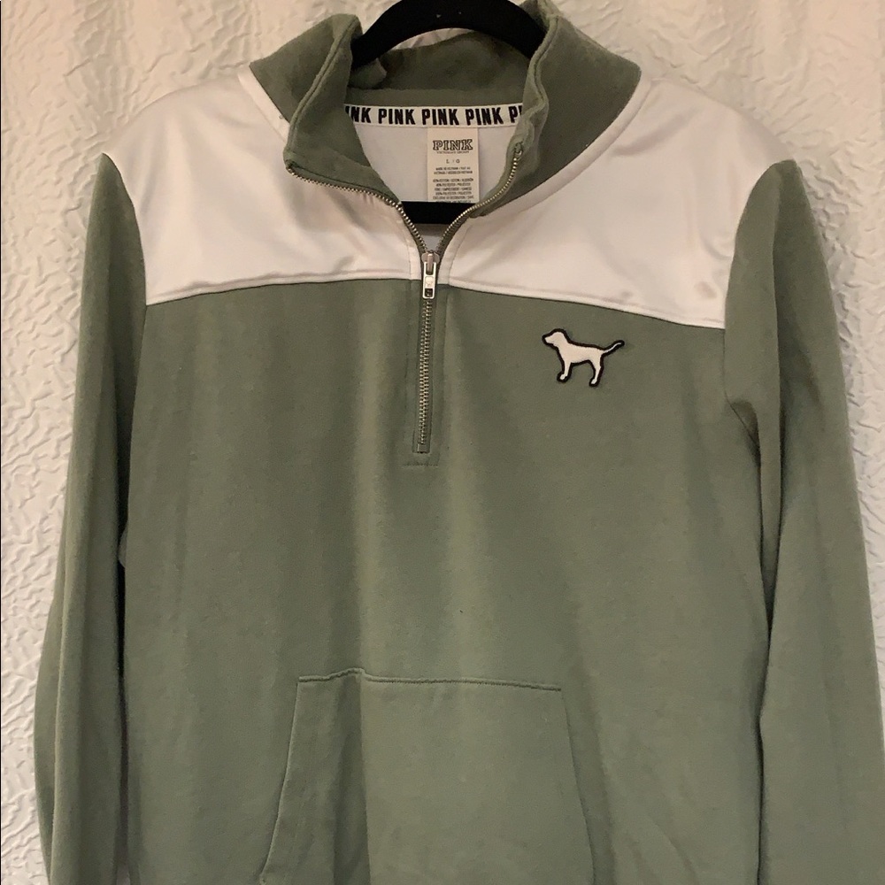 VS PINK - Quarter Zip Sweatshirt